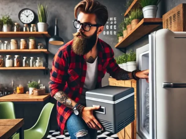 hipste fazendo gelo cristalino