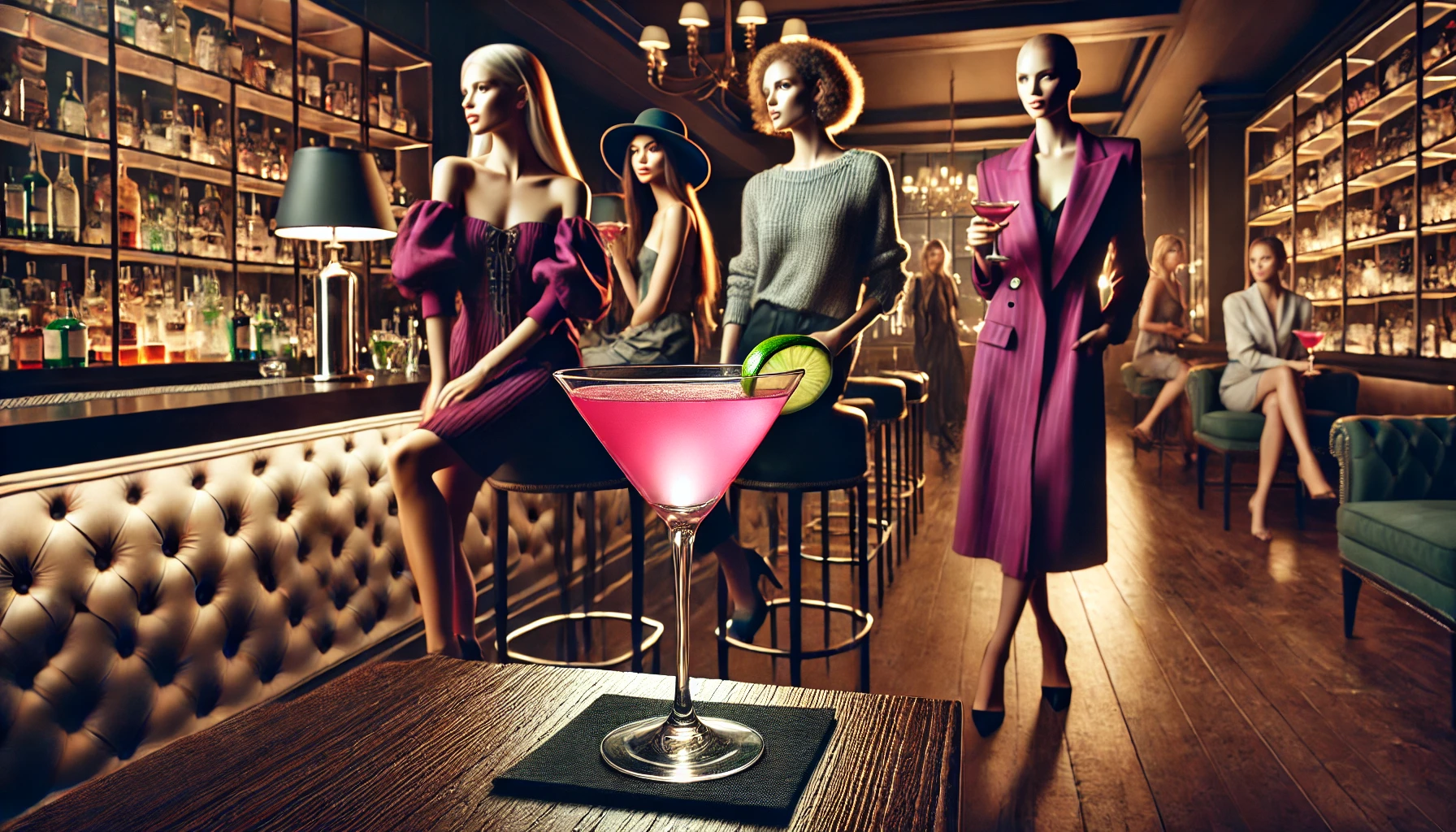 cosmopolitan cocktail the essence of the Cosmopolitan cocktail in a chic New York bar.