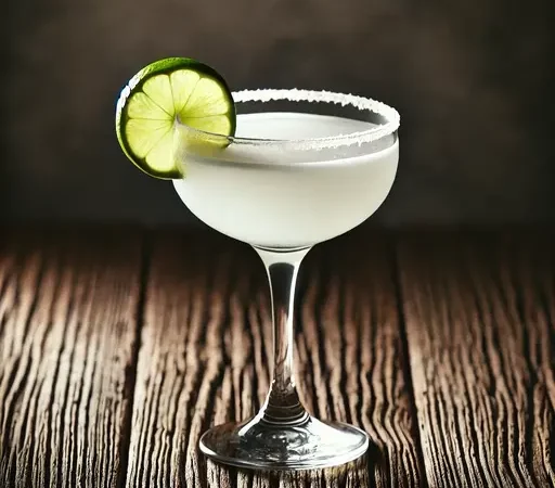 Uma fotografia de um Daiquiri Clássico.