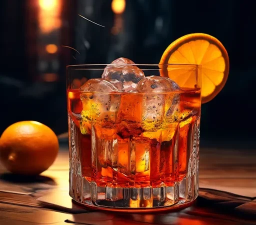 Um_copo_baixo_de_vidro_grosso_com_um_Old_Fashioned_perfeitamente_preparado_