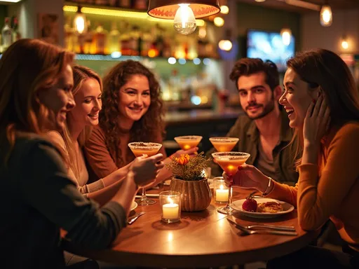 amigos bebendo drinks de abobora