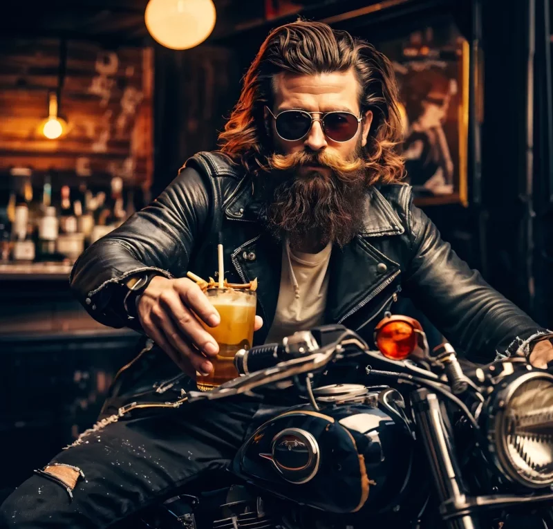 a foto de hipsters bebendo o drink john collins